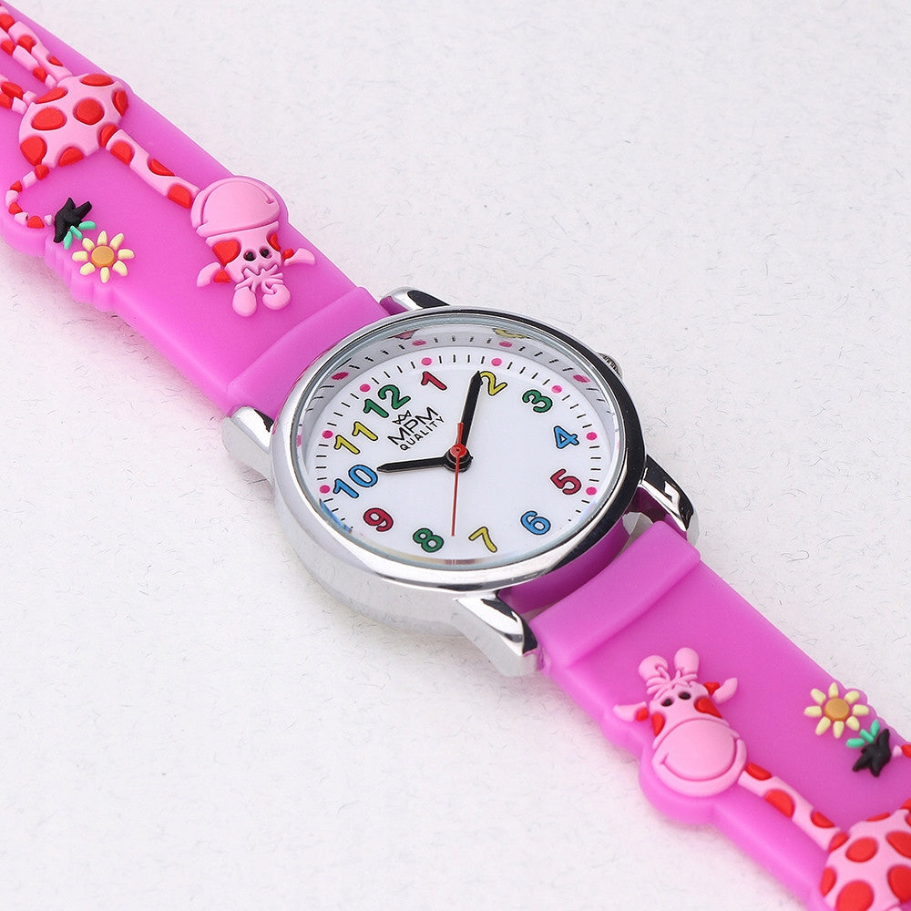 Girls' watch MPM Kids Popular M multicolor dial silicone strap Packaging status original