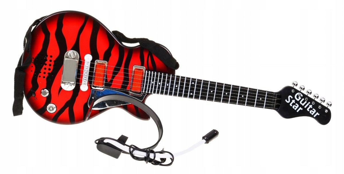 Vaikiška elektrinė gitara Rock Red