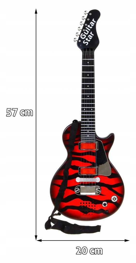 Vaikiška elektrinė gitara Rock Red