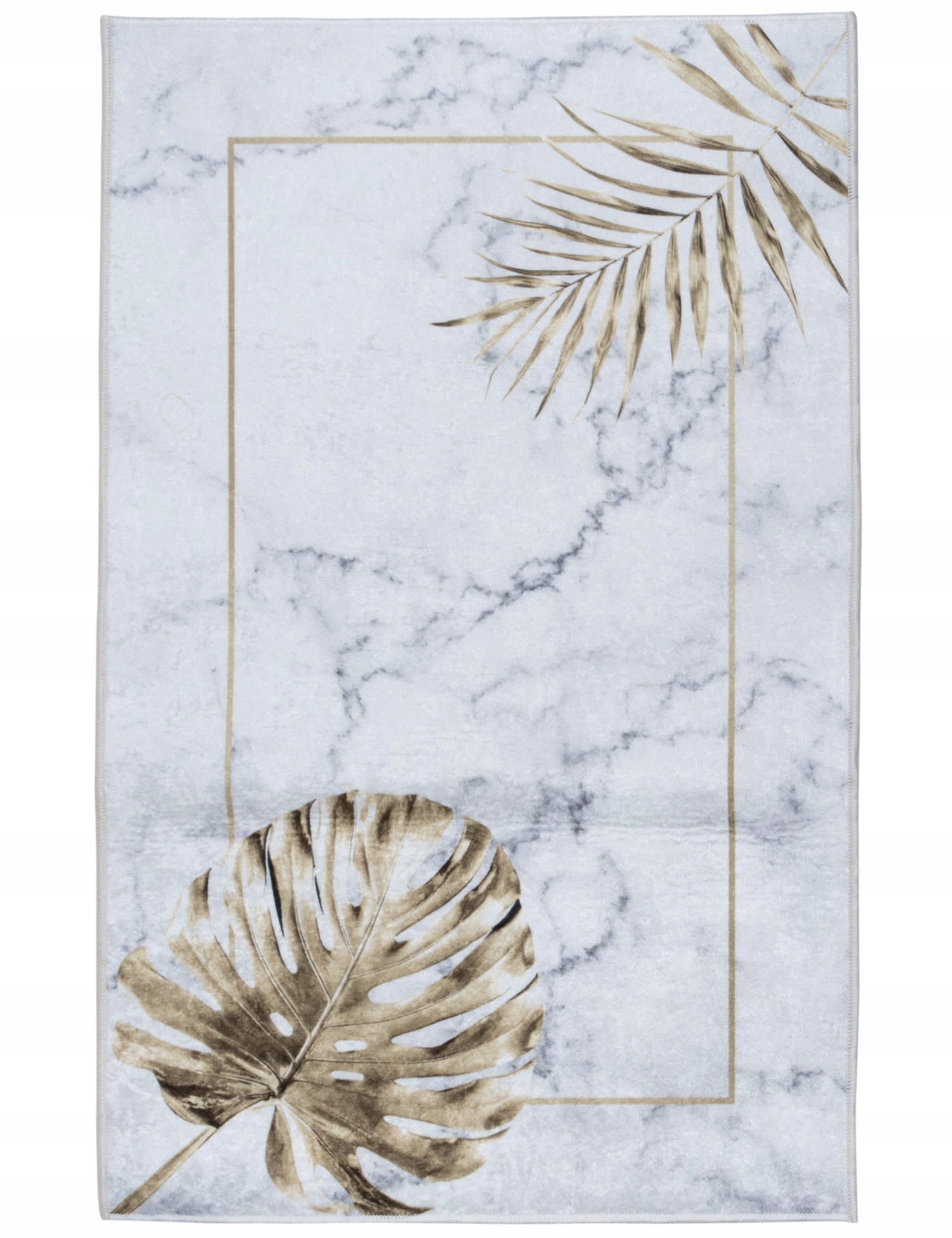 Glamour Bathroom Set 2 Pieces Bathroom Rug Set Anti-Slip Product width 50 cm