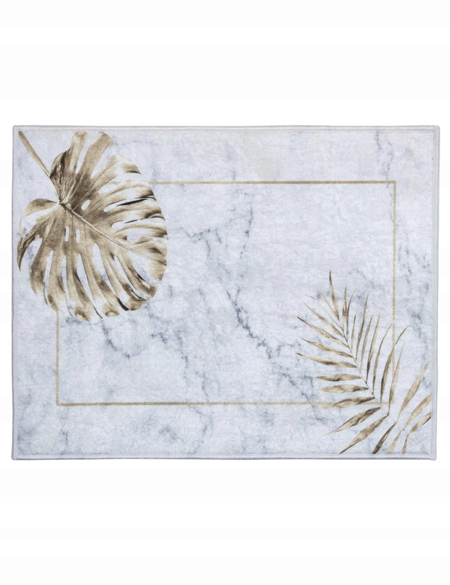 Glamour Bathroom Set 2 Pieces Bathroom Rug Set Anti-Slip Thickness 5 mm