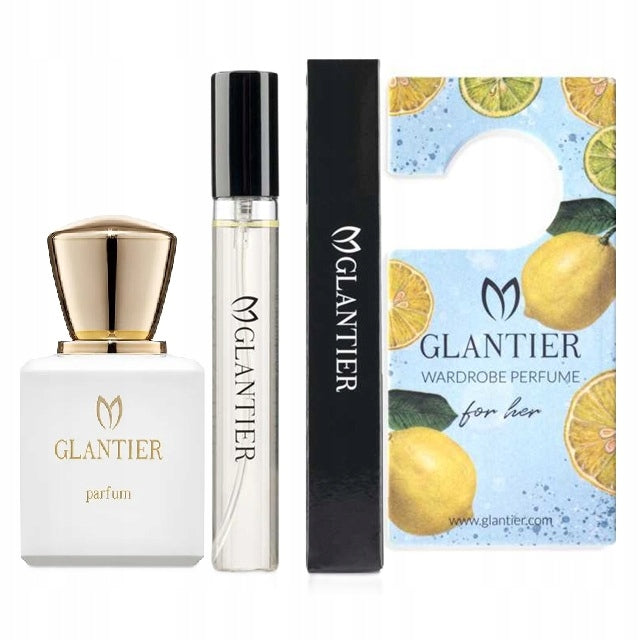 Glantier 411 - Set of [Premium Perfume + Perfume + Pendant]
