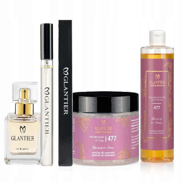 Glantier 477 - Women's Set [Perfume + Perfume + Oil + Peeling]