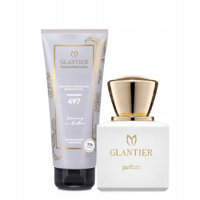 Glantier 497 Set: Premium Perfume + Lotion