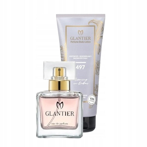Glantier 497 Women's Perfume Set 50 + Balsam 200 Packaging status original