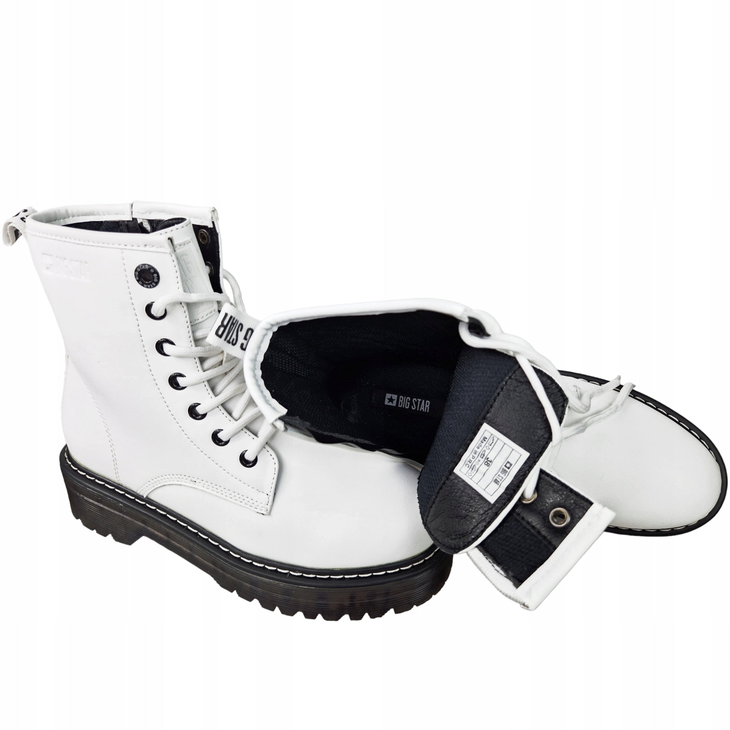 Stiefel für Damen Big Star, weiß 
