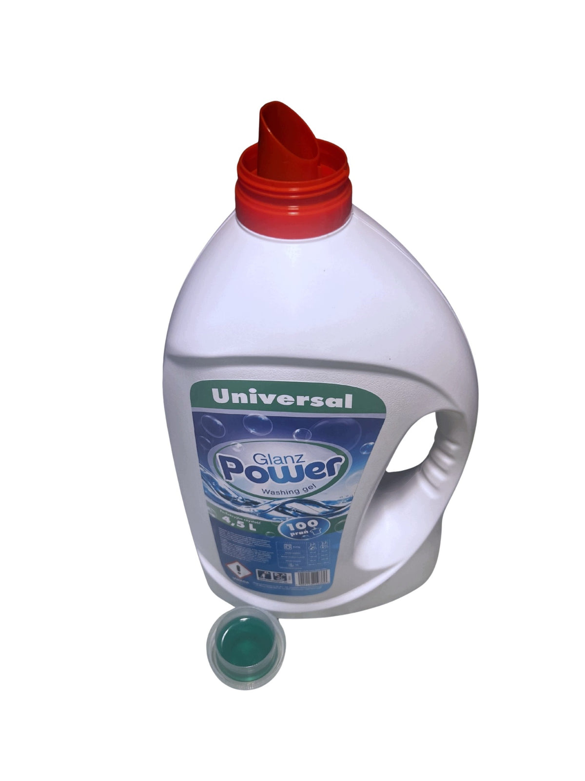 Glanz Power Universal Washing Gel 4,5L 100 Washes Packaging status original