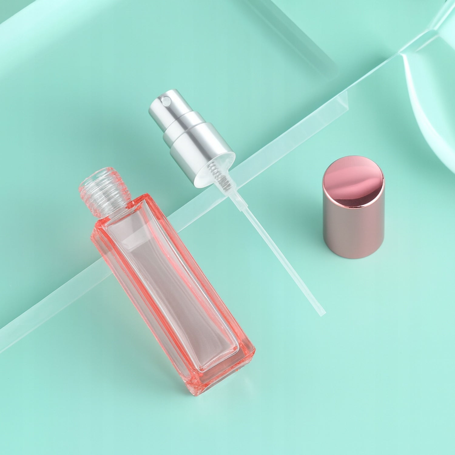 Glass Bottle For Perfume Atomizer Flacon Paul Pink 10ml Manufacturer code PAUL-10P