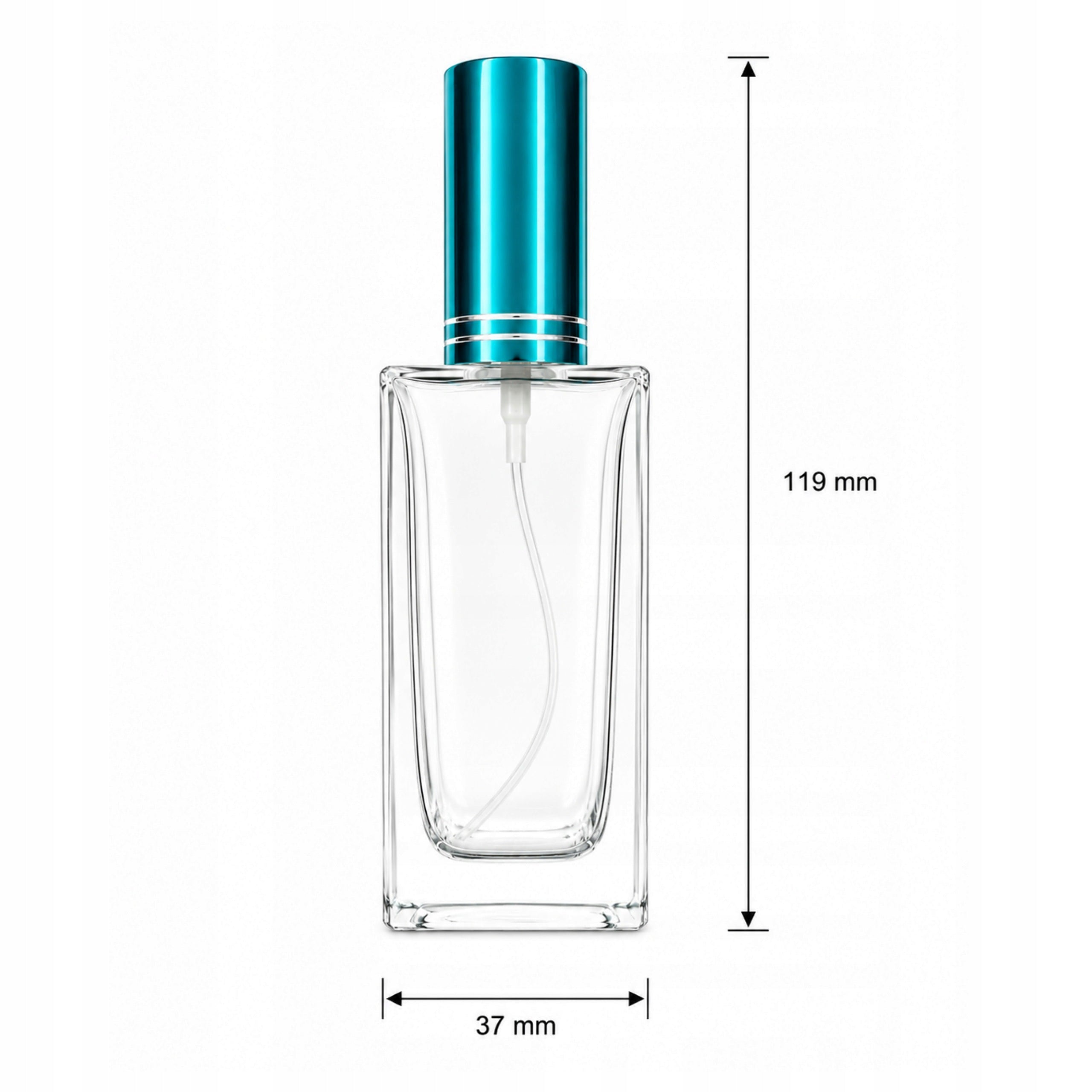 Glass Bottle for Perfumes Bottle with Screw-Down Atomizer Felipe Blue 50ml Packaging status original