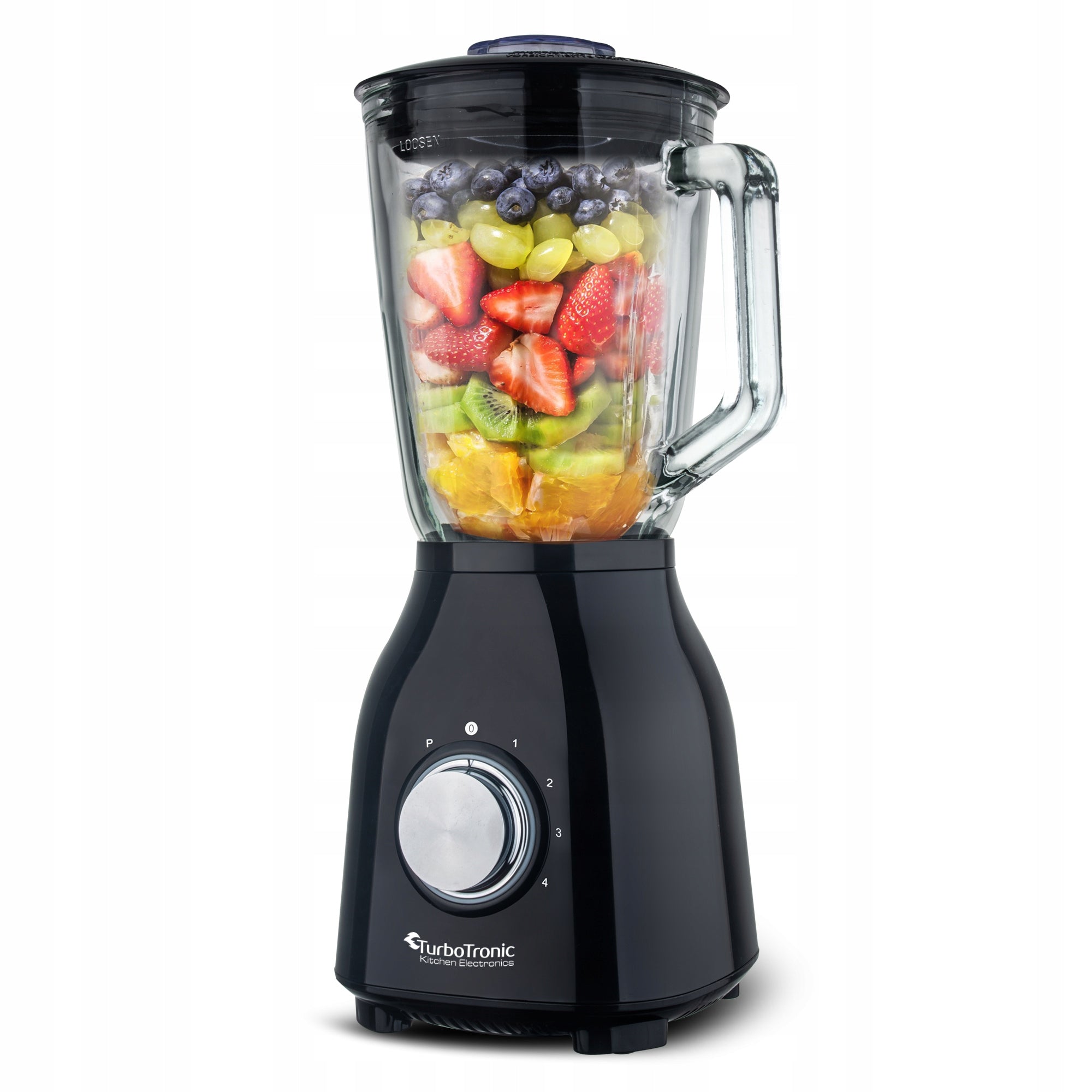Glass Chalice Blender Max 1400 W crushes ice Model TT-BG6