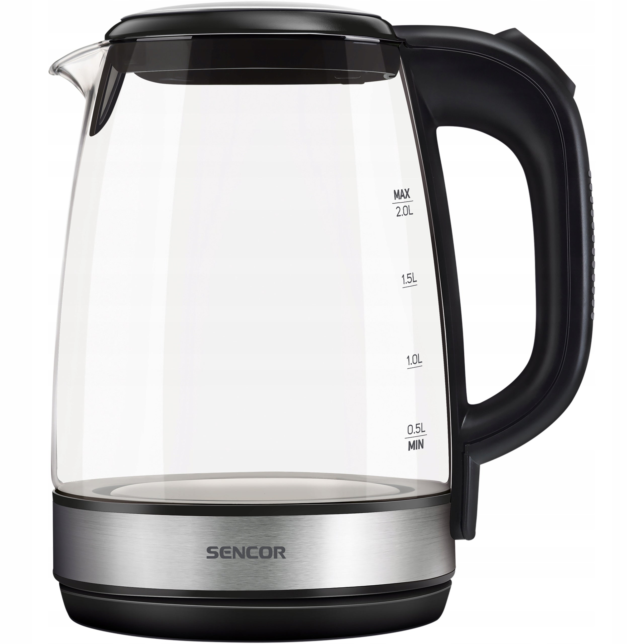 Glass Electric Kettle Sencor SWK 2080BK 2L Capacity 2 l