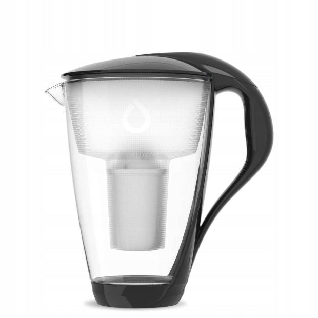 Glass Jug Dafi CRYSTAL Black Classic with Beige Solid Bottle 0,5 Packaging status original