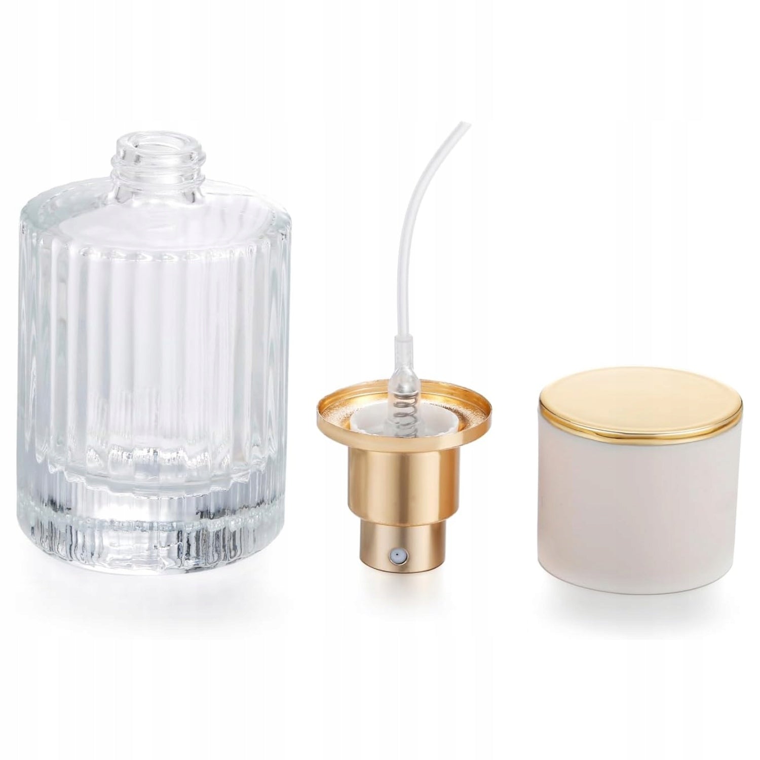 Glass Perfume Bottle Flacon with Atomizer Crystal Ares Ecru 30ml EAN (GTIN) 5904119399947