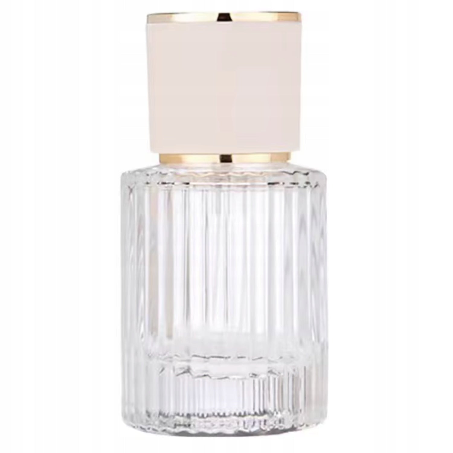 Glass Perfume Bottle Flacon with Atomizer Crystal Ares Ecru 30ml