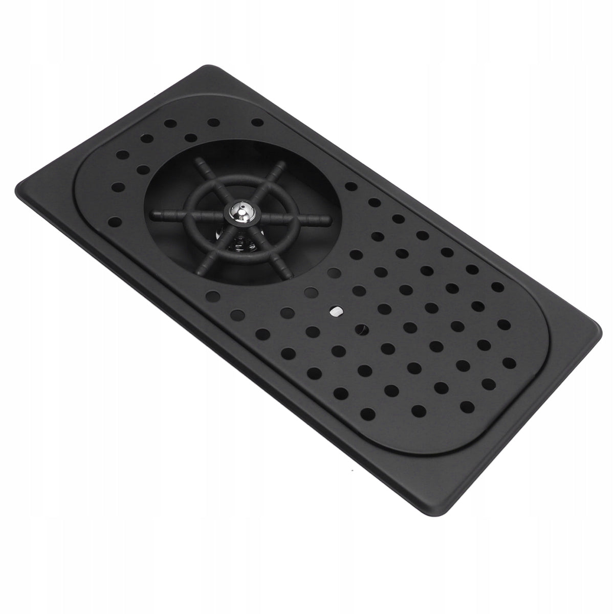 Glass Sink Rinse, Built-in High Pressure Washing Rinsed Model 0615LPUT