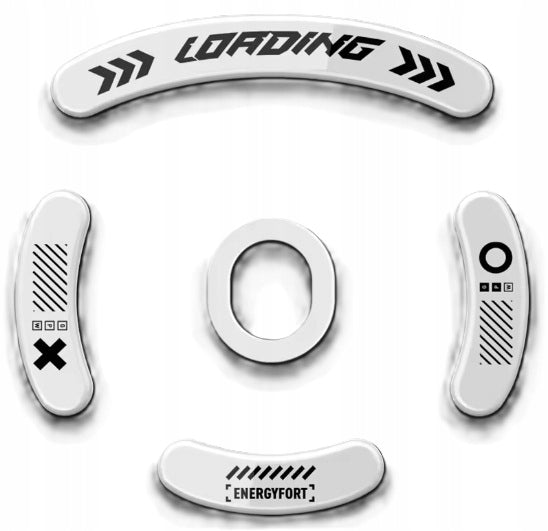 Glass Sliders for Logitech G Pro G PRO 2 Lightspeed white