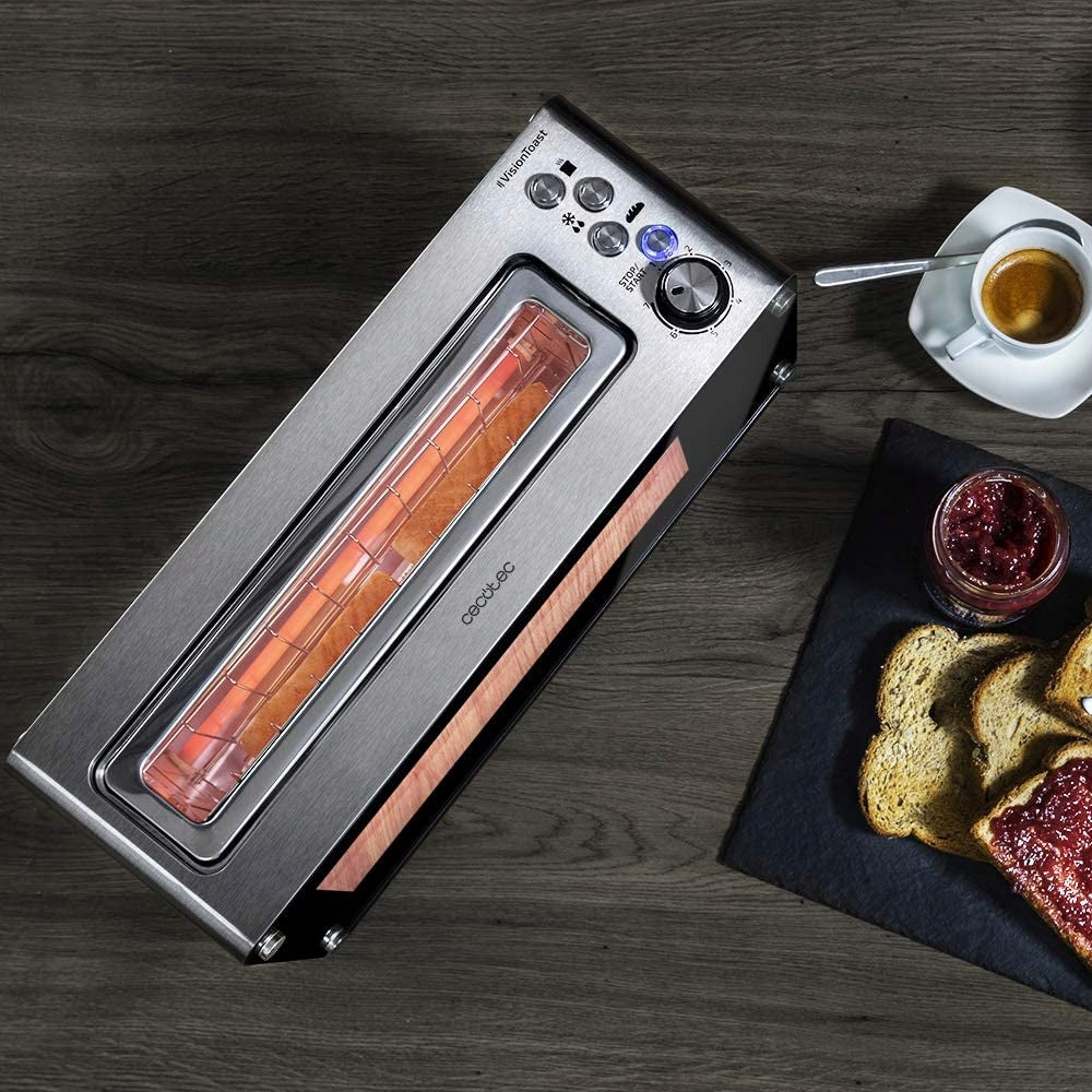 Glass Toaster XL Automatic Cecotec VisionToast Brand Cecotec