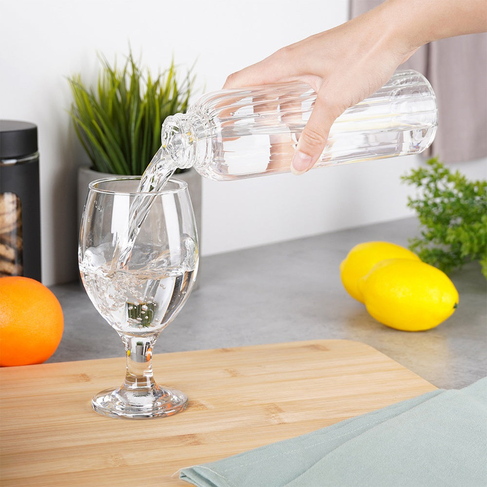 Glass bottle for drinks water juice lemonade cocktail smoothie water bottle 0,5L Additional features dishwasher safe