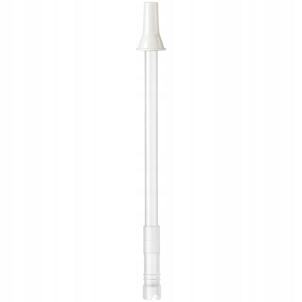 Glass bottle with straw 1 L water bottle Buydeem DG710 white Packaging status original