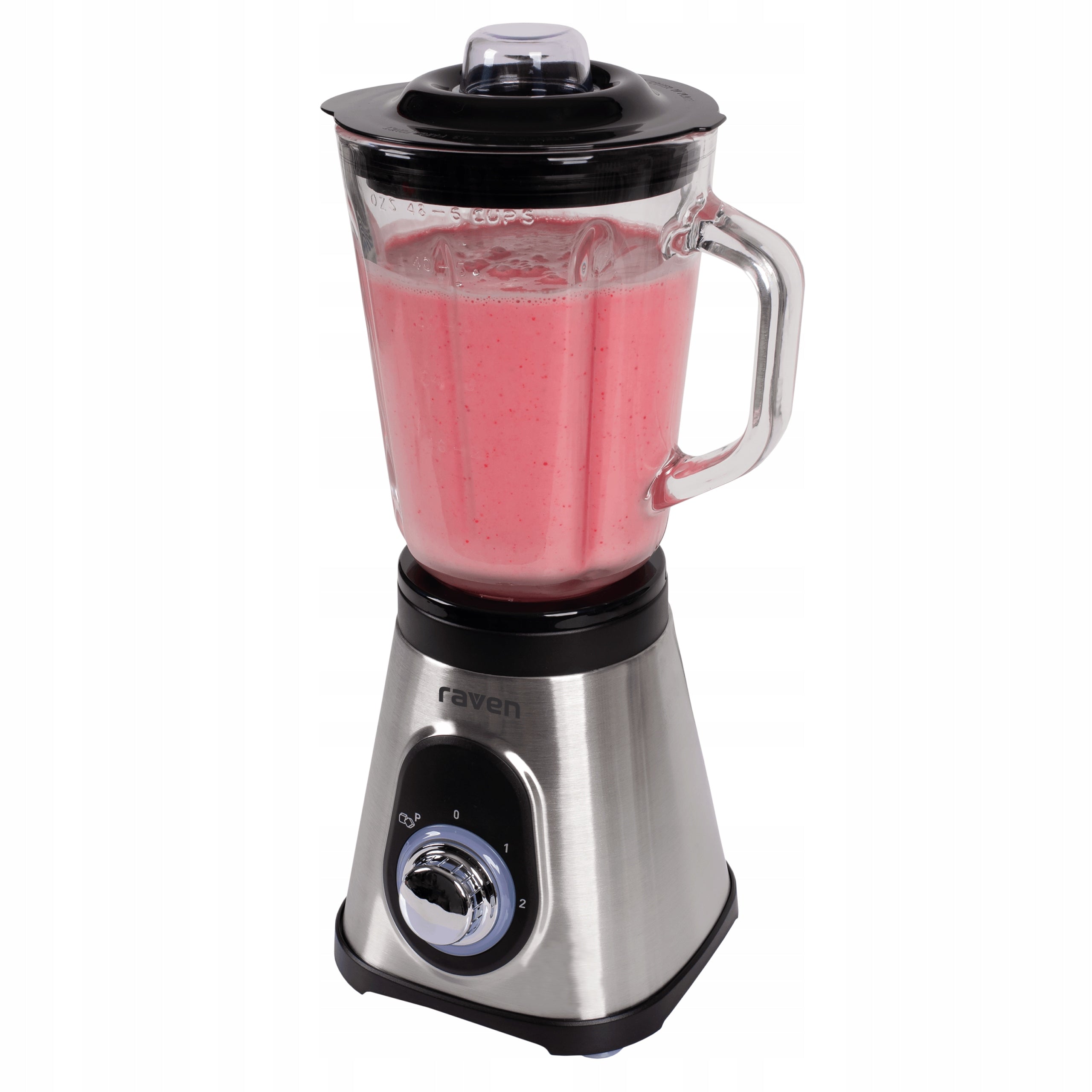 Glass cup blender for smoothie RAVEN EBK003X 1,5L ice crushing Packaging status original