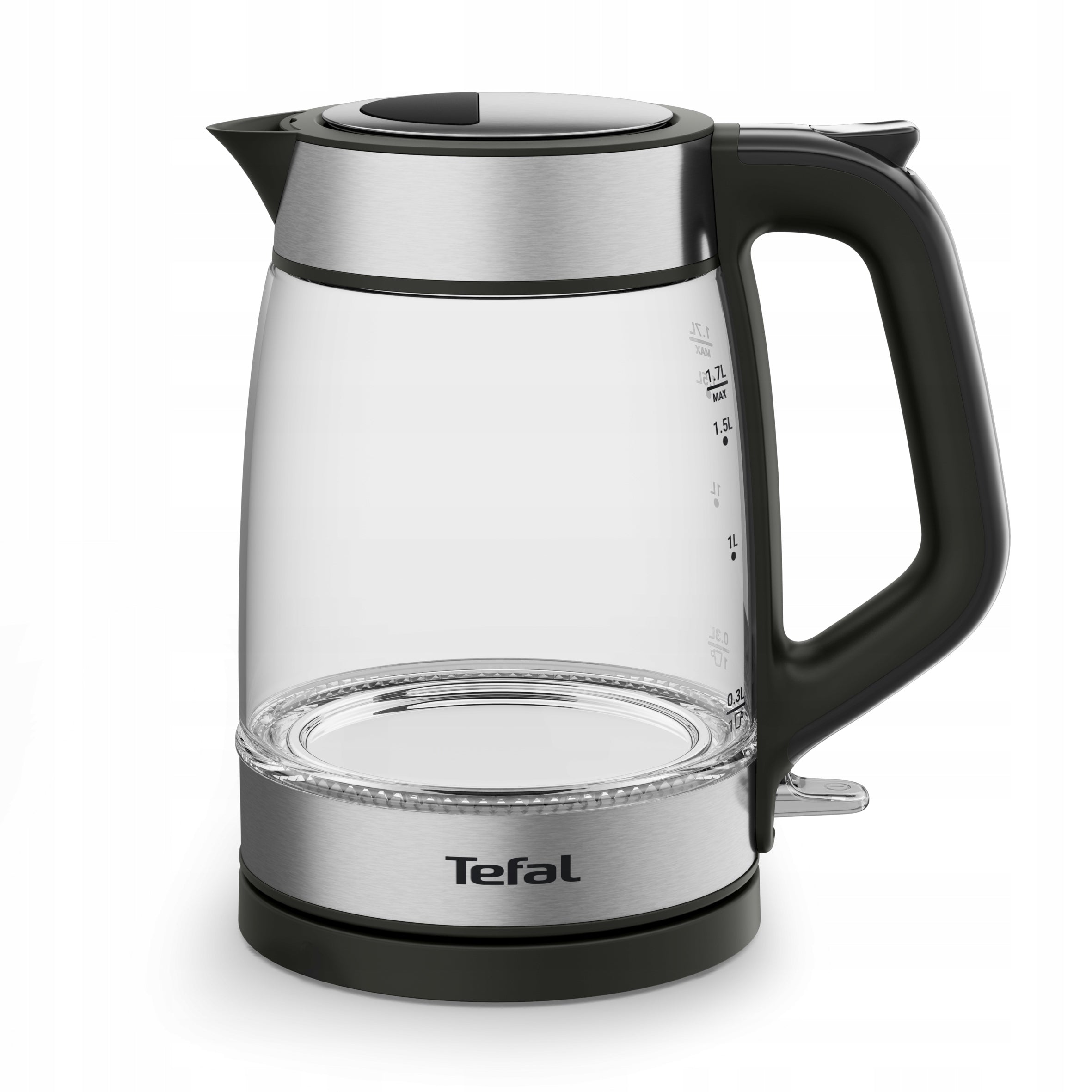 Glass electric kettle TEFAL KI605830 2200W steel Packaging status original
