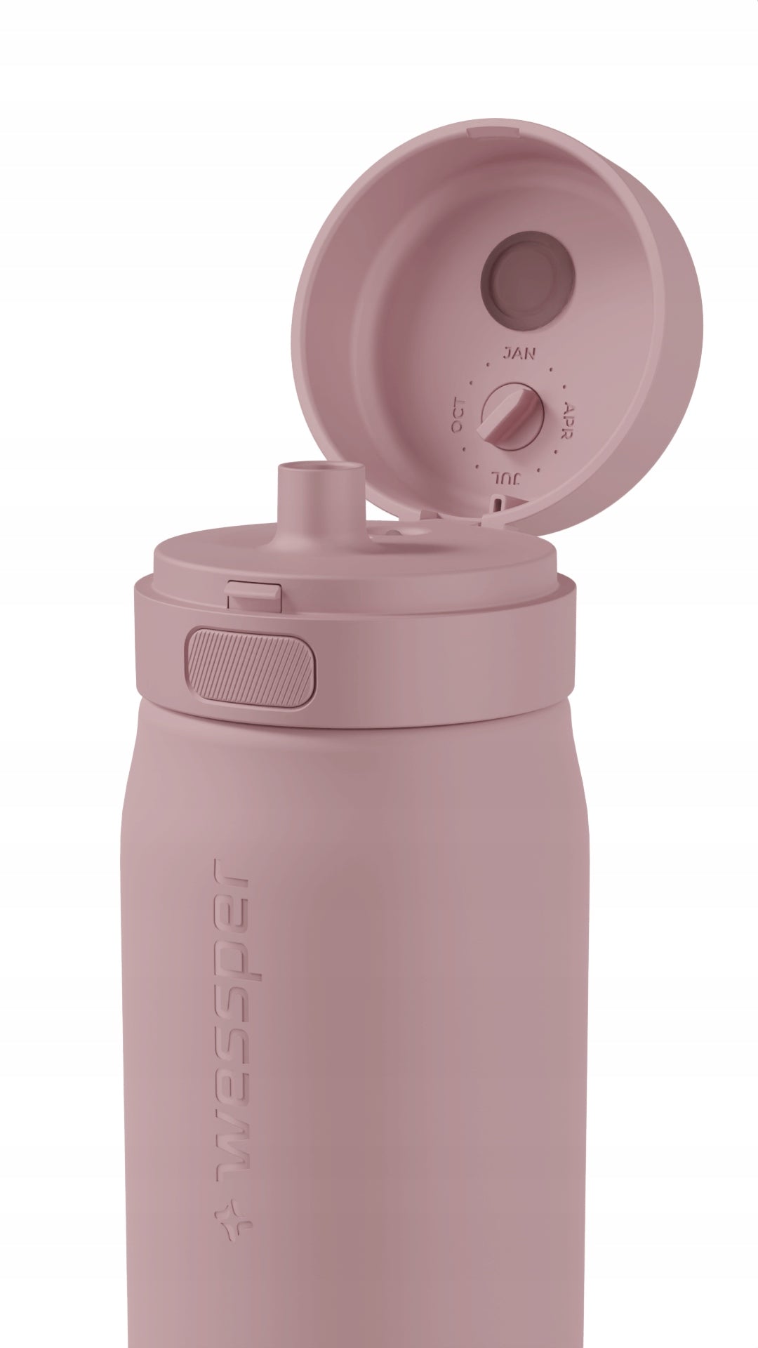 Glass filter bottle B2 GLASS 0,7l Wessper - Pink Manufacturer code WES270-700-PK