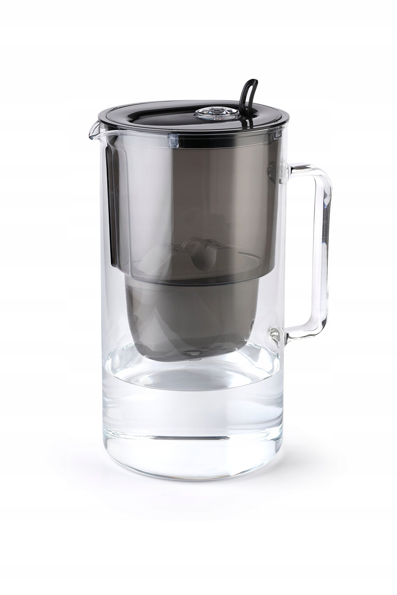 Glass filter jug Aquaphor Glass 2,5l with Maxfor+ H cartridge, black