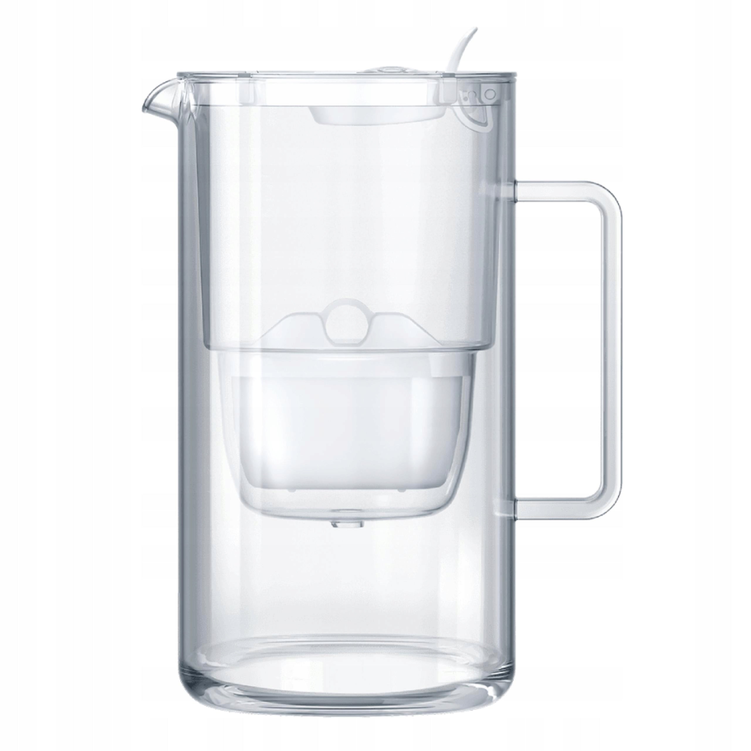 Glass filter jug Aquaphor Glass white + 4 filters (1Mg+3H) Manufacturer code szklany Maxfor+