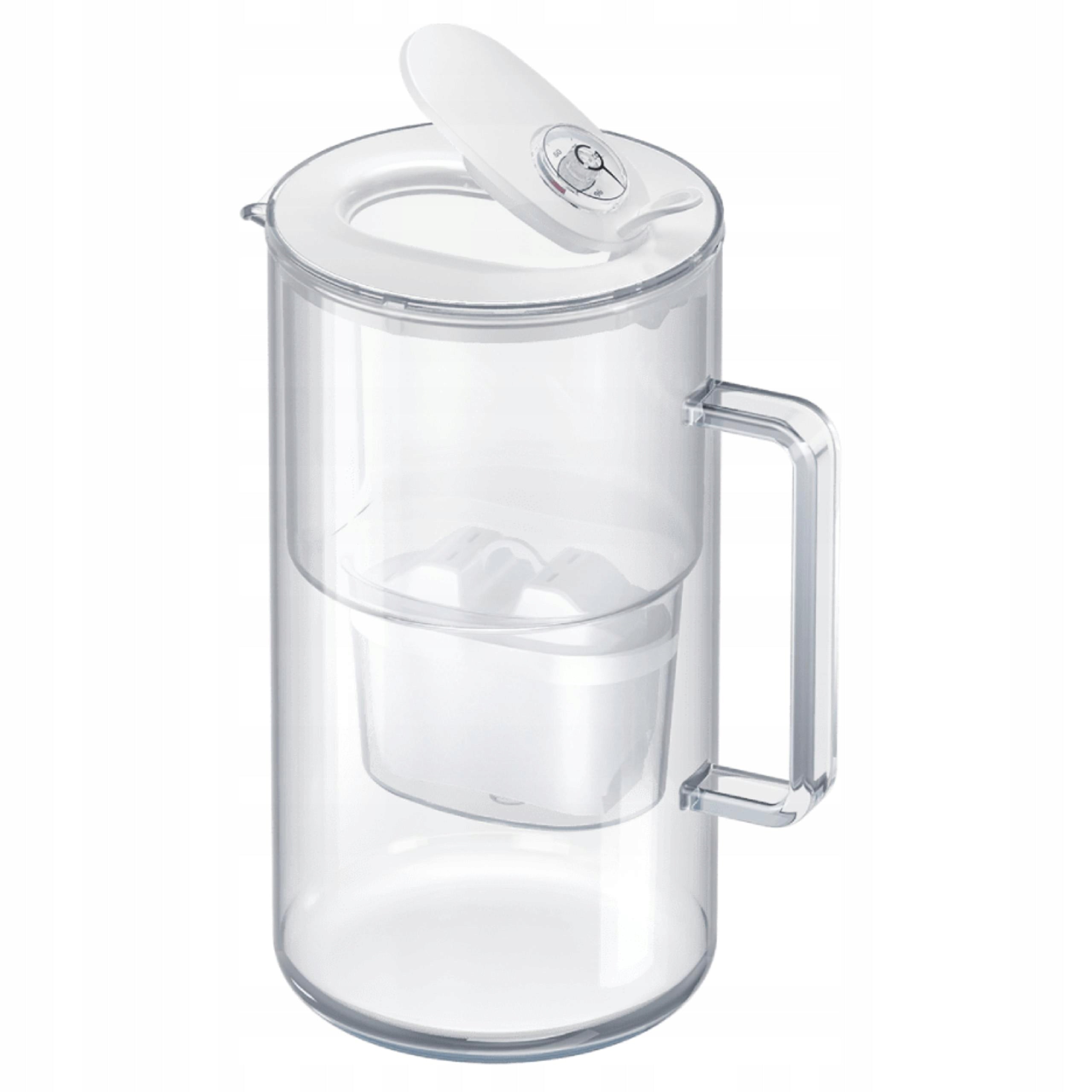 Glass filter jug Aquaphor Glass white + 4 filters Maxfor (1Mg+3H) Packaging status original