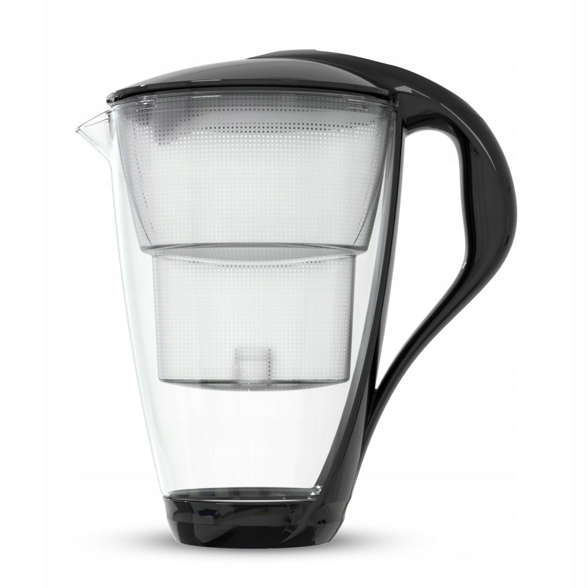 Glass filter jug Dafi CRYSTAL LED black 12 Unimax cartridges Brand Dafi