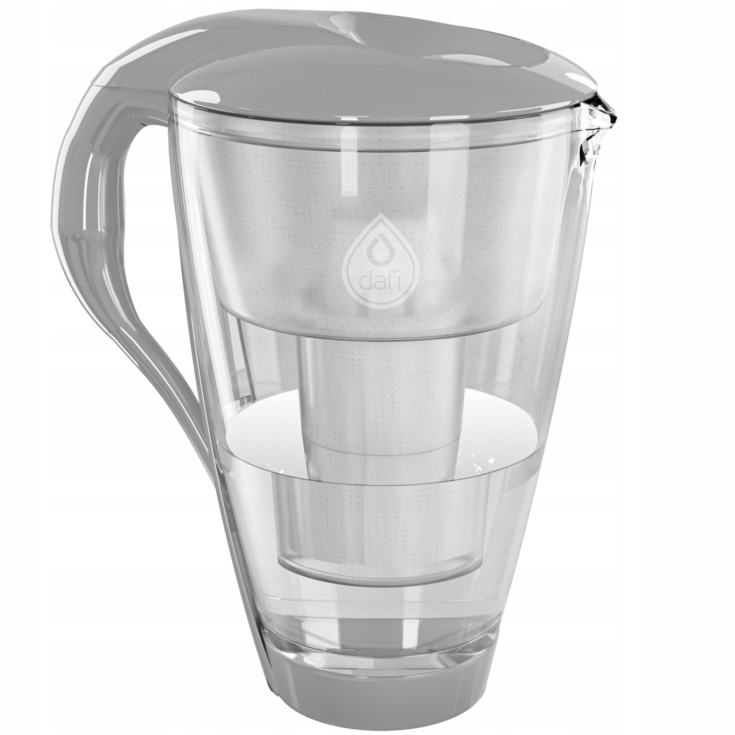 Glass filter jug Dafi Crystal 2l with LED counter + 12x Cartridge Packaging status original