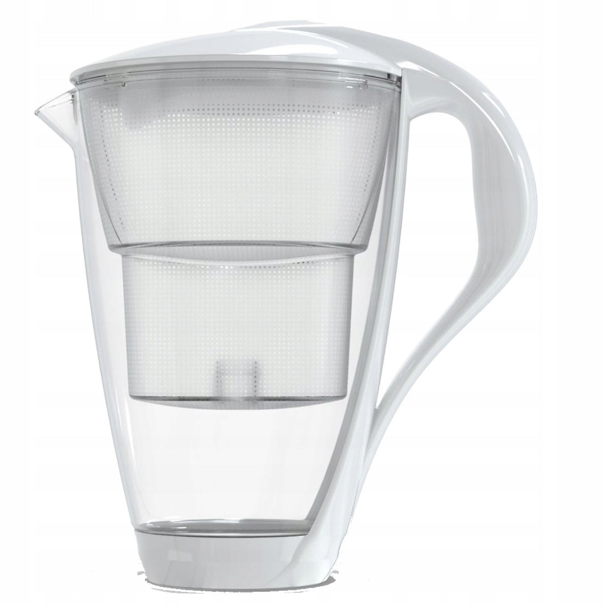 Glass filter jug Dafi Crystal LED + 1 UNIMAX filter white