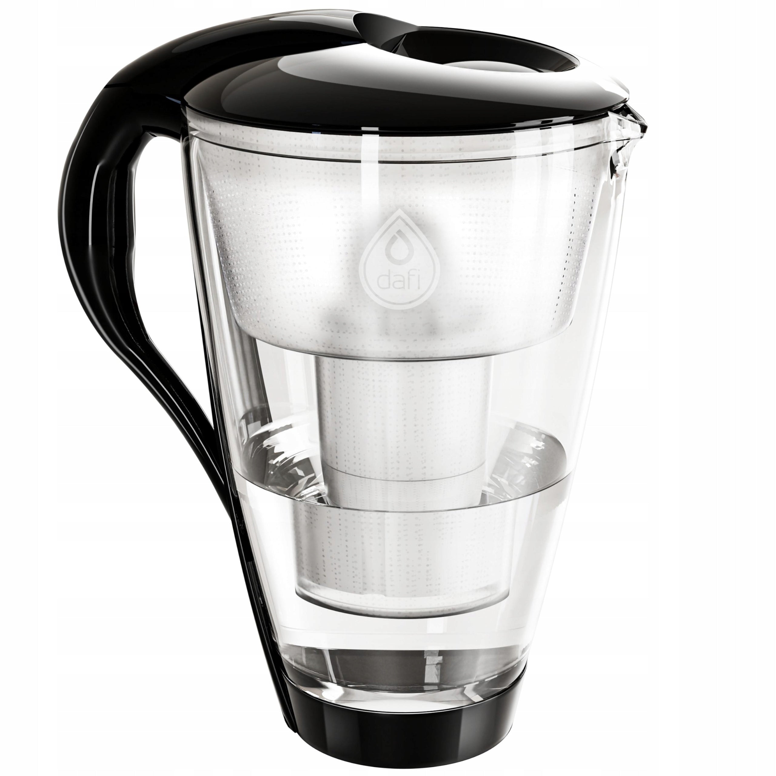 Glass filter jug Dafi Crystal LED 2l + 12x Filter Dafi Classic Packaging status original