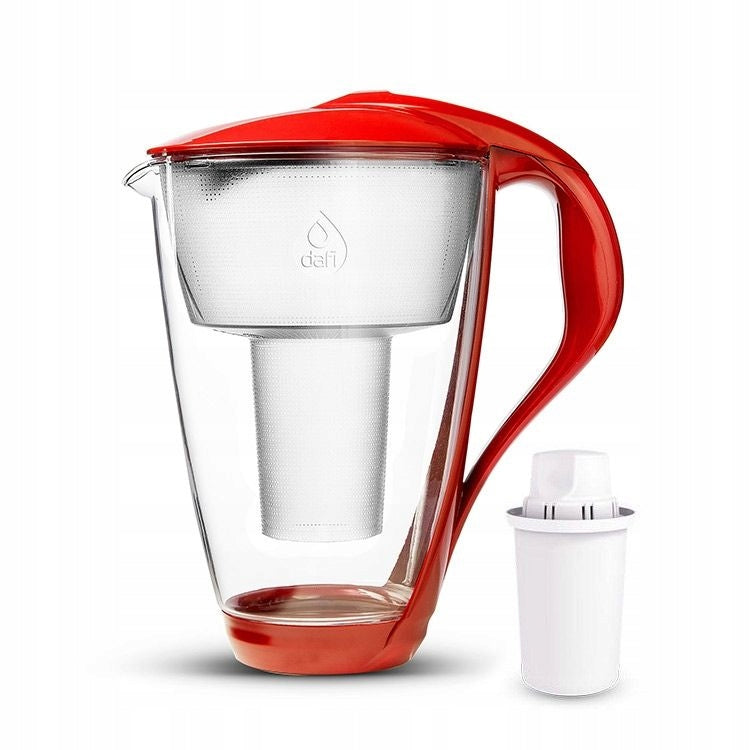 Glass filter jug Dafi Crystal LED RED + 1 Classic filter EAN (GTIN) 5902884104117