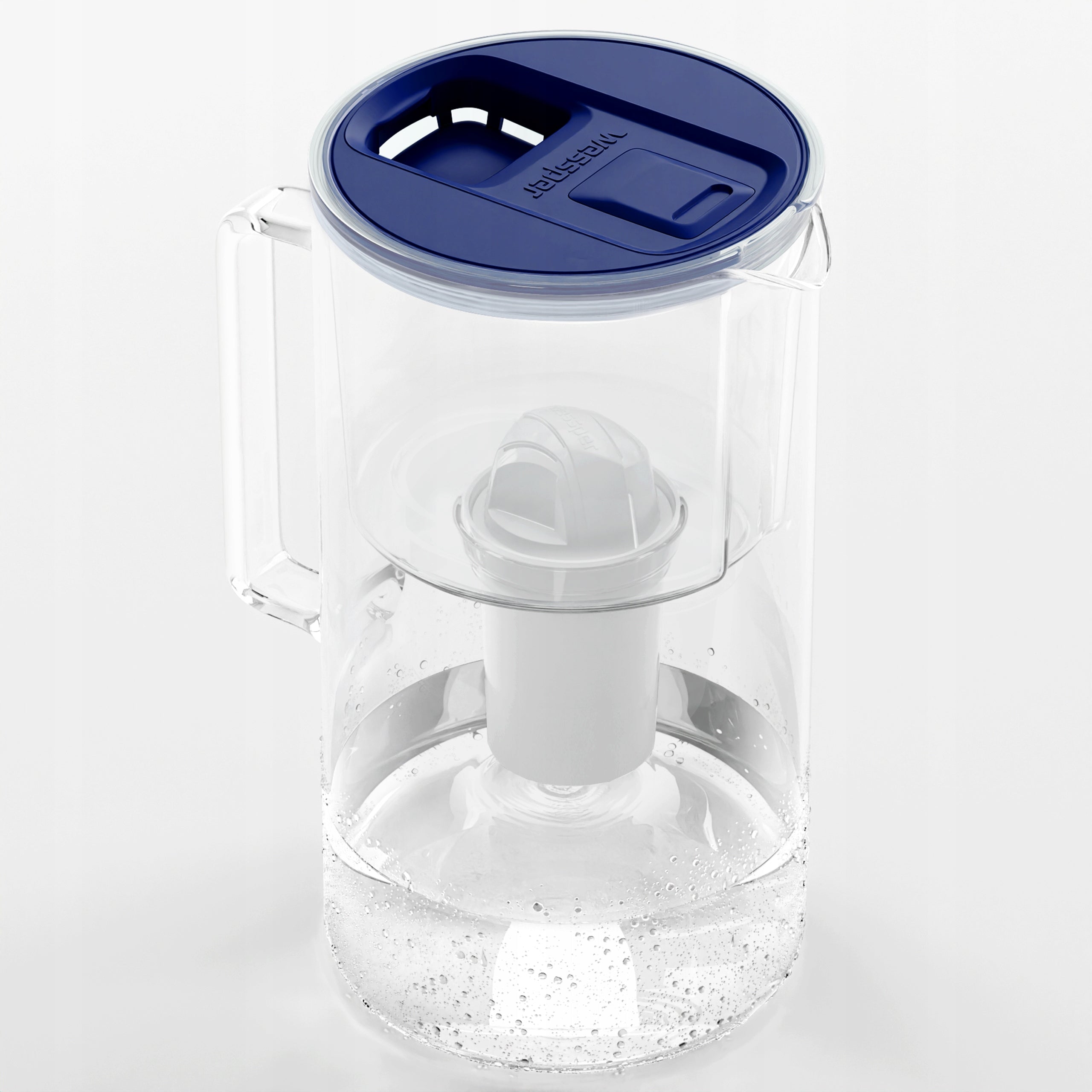 Glass filter jug Wessper D2 BOROSILICATE FF 3l LED + 1x filter Manufacturer code WES202-FF-NB