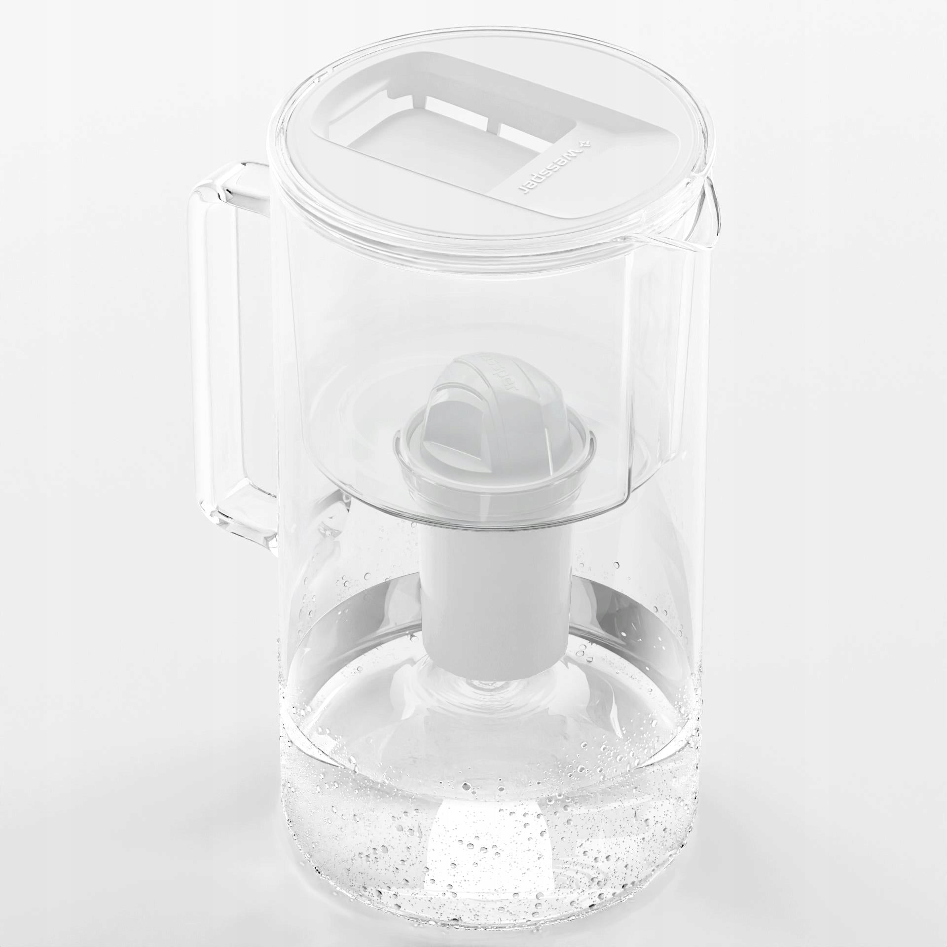 Glass filter jug Wessper D2 BOROSILICATE LED 3l + 3x water filter Brand Wessper