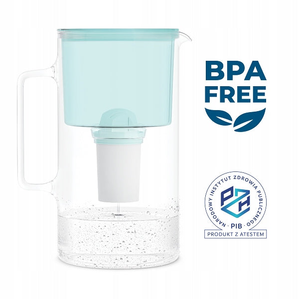 Glass filter jug Wessper WES202-MT 3l Mint 1x aquaclassic filter EAN (GTIN) 5902668590273