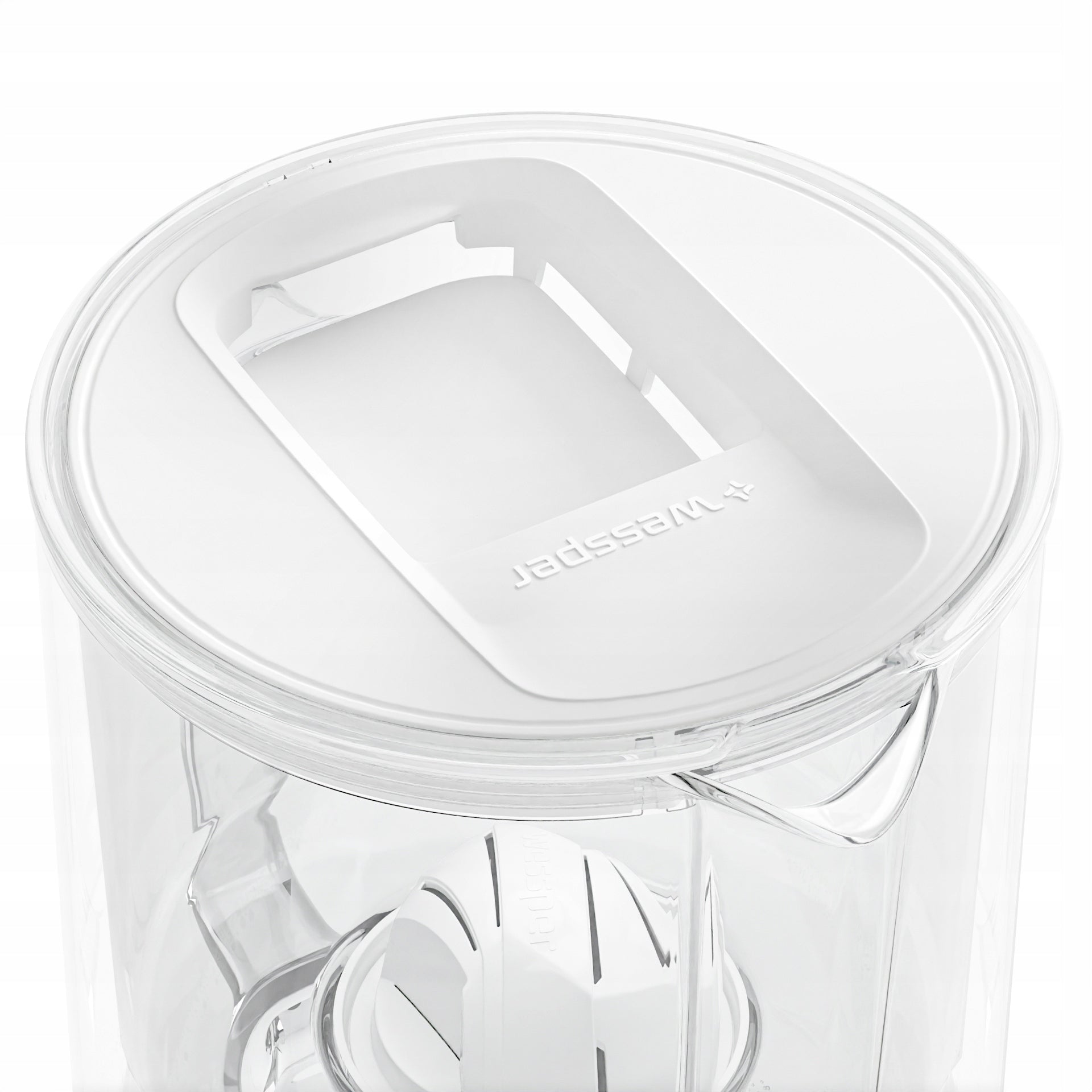 Glass filter jug Wessper WES202-WH 3l White 1x aquaclassic filter Manufacturer code WES202-WH