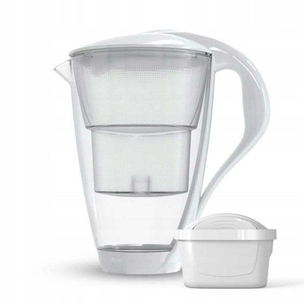 Glass jug Dafi CRYSTAL White Unimax with Green Bottle Solid 0,5 Packaging status original