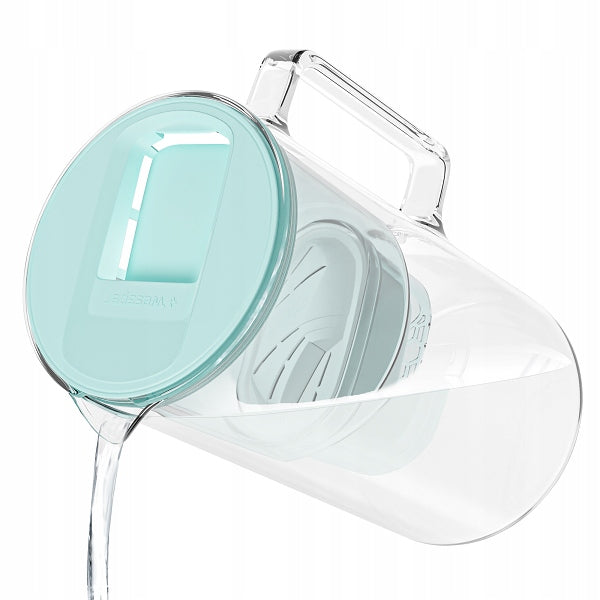 Glass water jug Wessper Borosilicate 3L + cartridge (mint) EAN (GTIN) 5902668840071