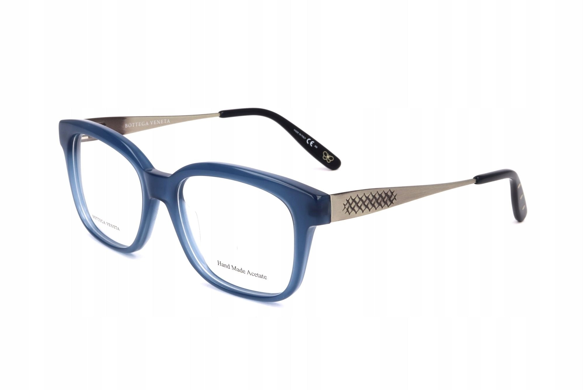 Glasses BOTTEGA VENETA BV242F2G. Glasses, blue silver. Female.