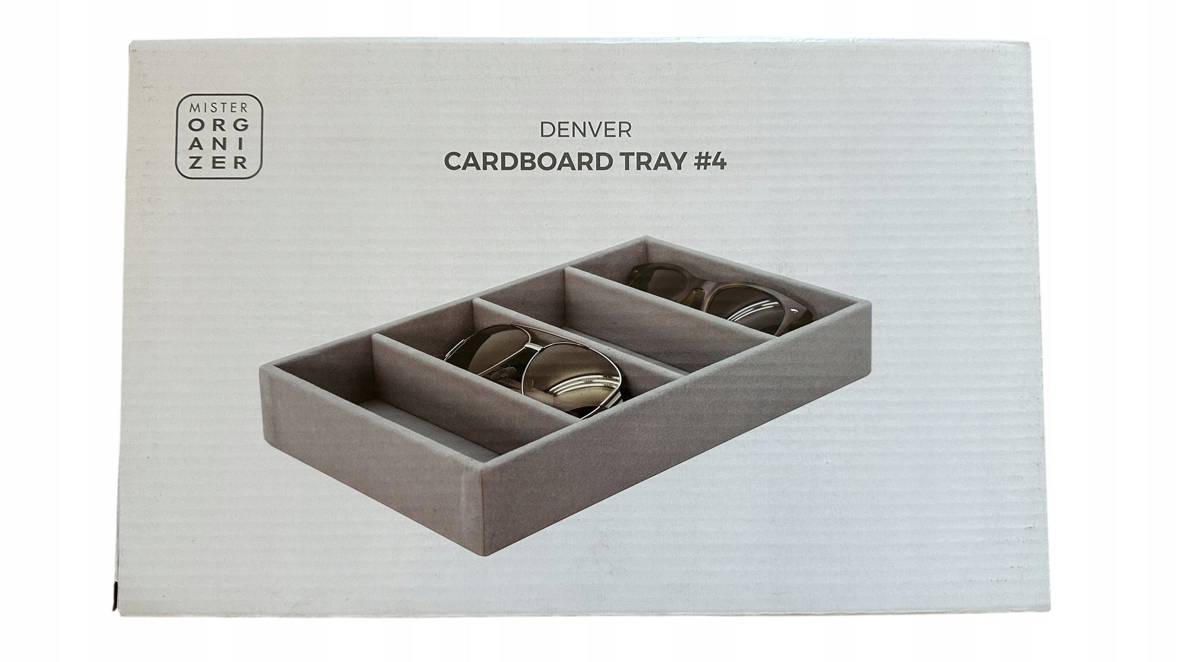 Glasses organizer for drawer insert