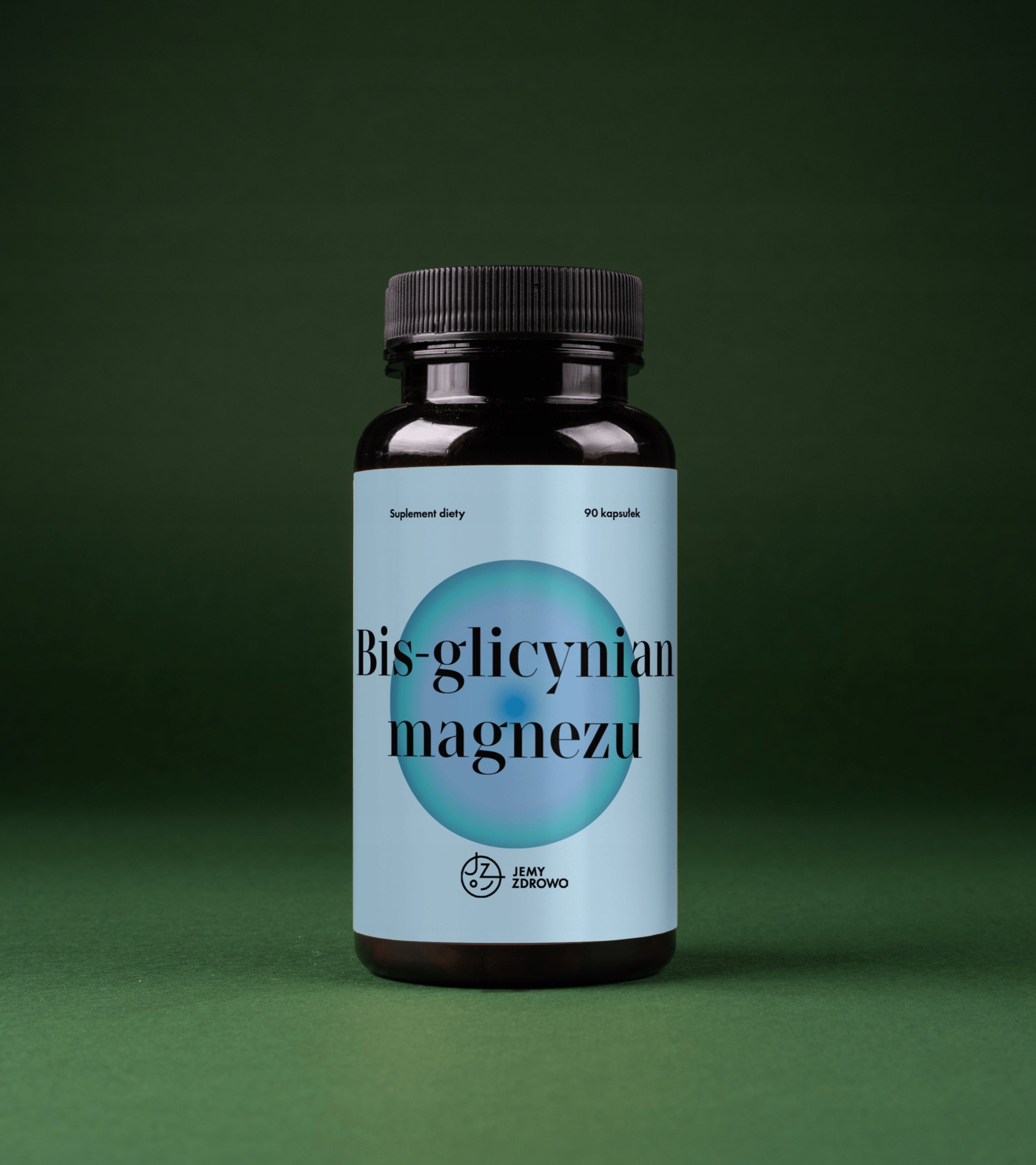 Glicynian Magnezu Jemy Zdrowo 180 Kapsułek 375mg w dziennej dawce Brand JEMY ZDROWO
