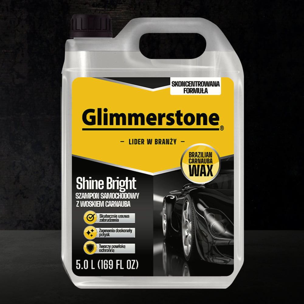 Glimmerstone CAR SHAMPOO WITH WAX CARNAUBA 5L - PROVEN QUALITY Manufacturer's catalog number Szampon samochodowy