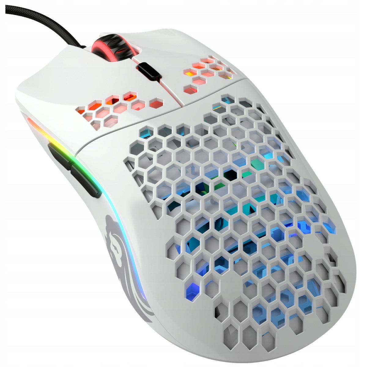 Glorious Wired Mouse O 12kDPI USB 67g RGB 1000Hz Macro White Glossy