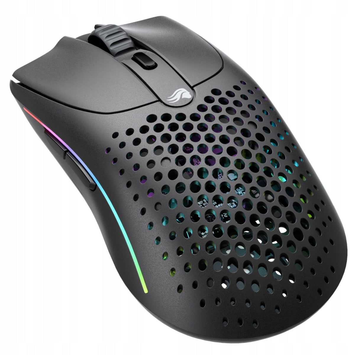 Glorious Wireless Mouse O2 68g 2.4GHz BT RGB 26000DPI USBC BAMF Black Packaging status original
