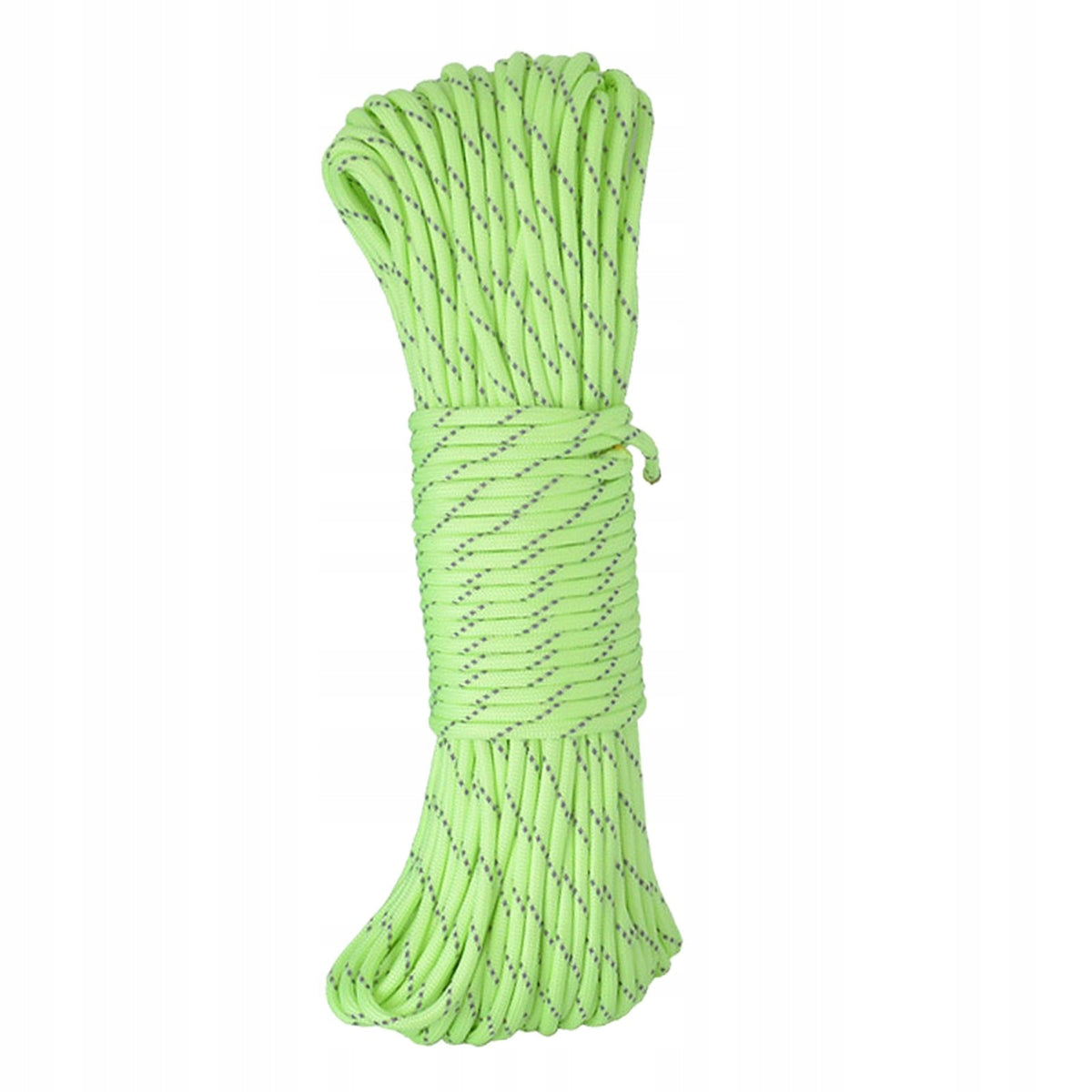 Glow in The Dark Parachute Cord Lanyard 101 ft Outdoor Luminous Rope Green