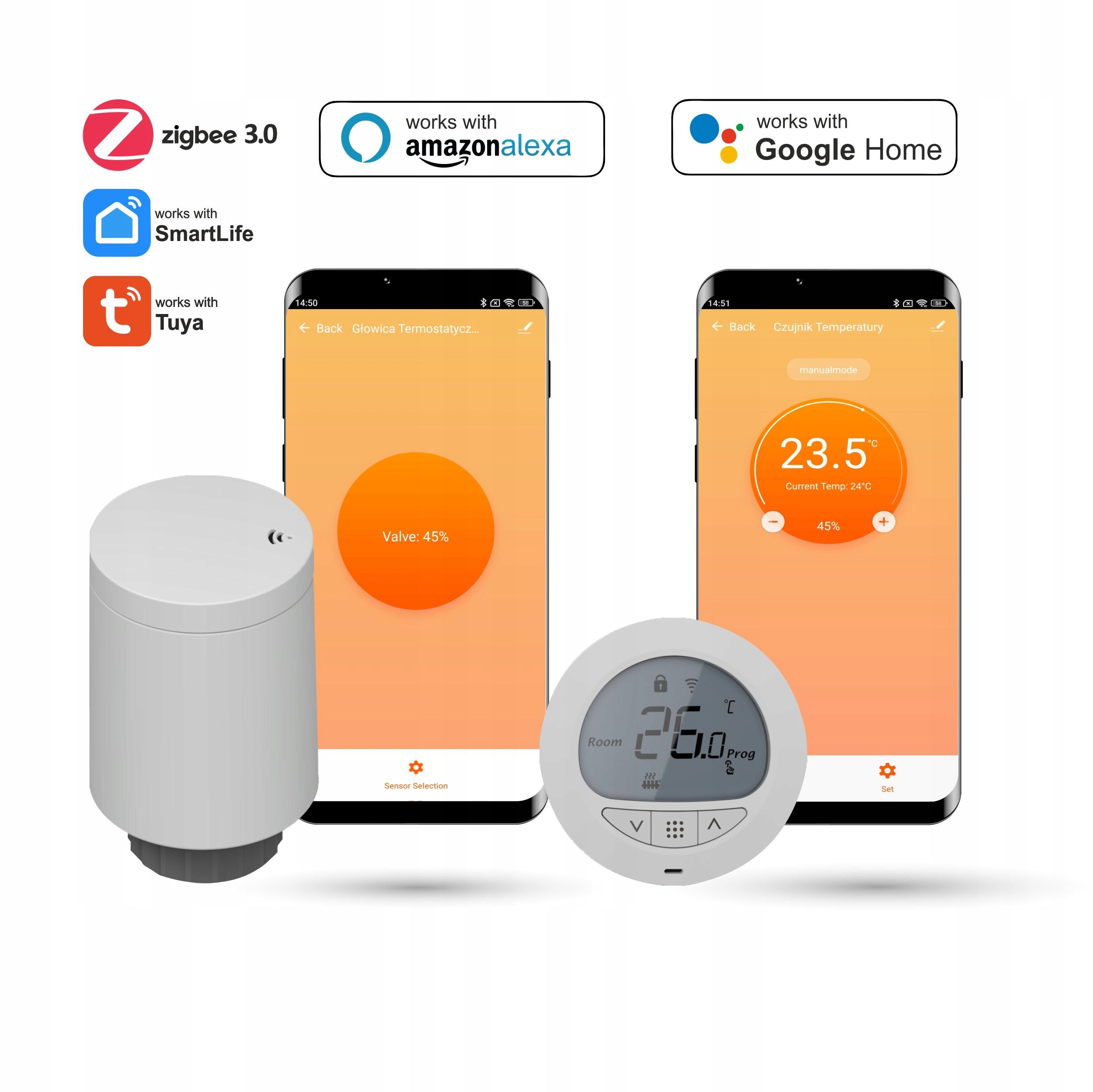 Heizkörperkopf Zigbee Tuya 