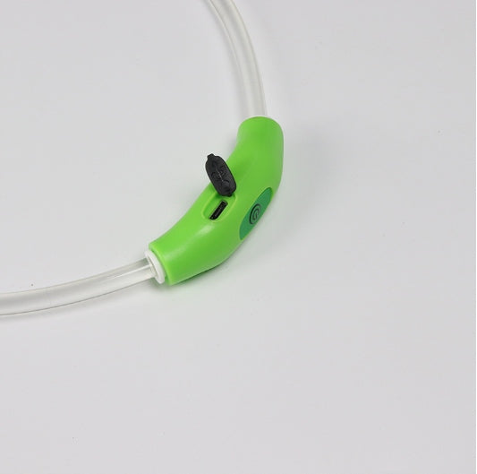 Glowing Cat Dog LED Collar Adjustable USB Roz. L Manufacturer code obroża LED