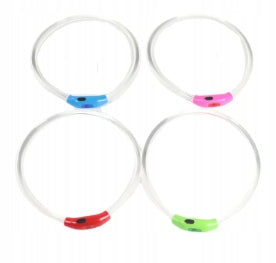 Glowing Cat Dog LED Collar Adjustable USB Roz. L